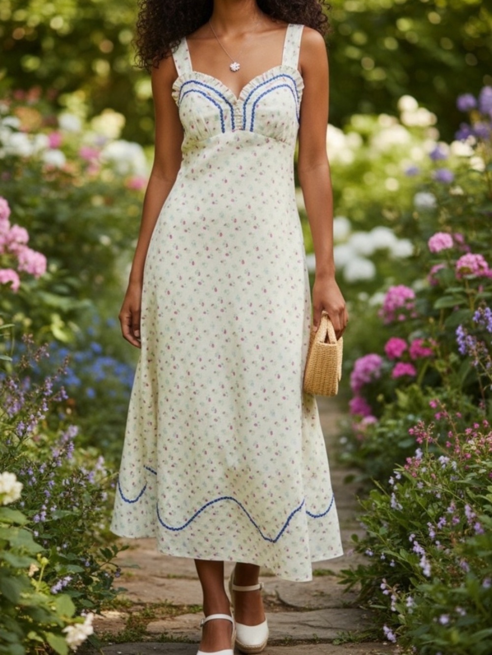 Free People Sweet Hearts Midi Dress